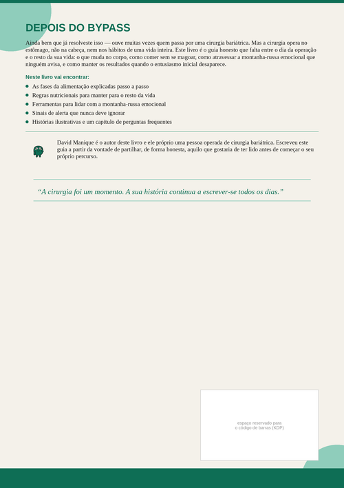 Depois do Bypass — Guia Completo Pós-Cirurgia Bariátrica (eBook PDF)